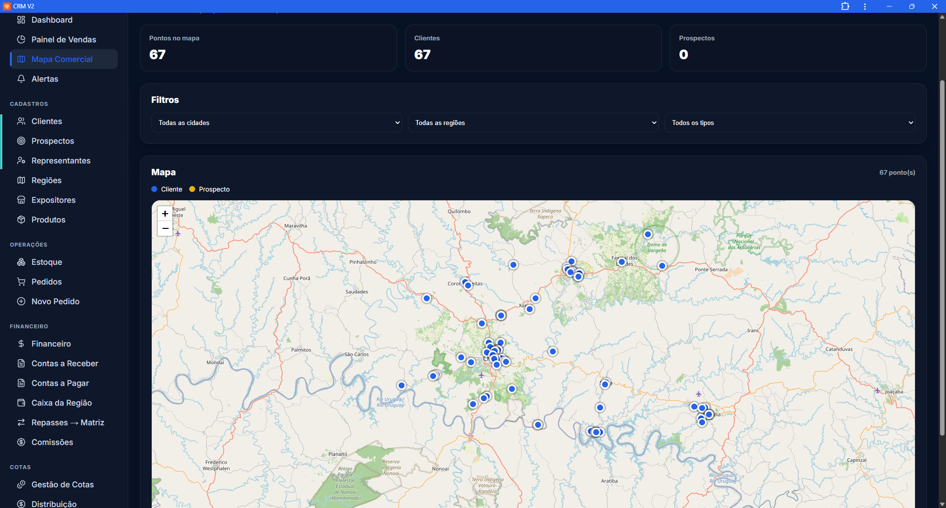Mapa Comercial