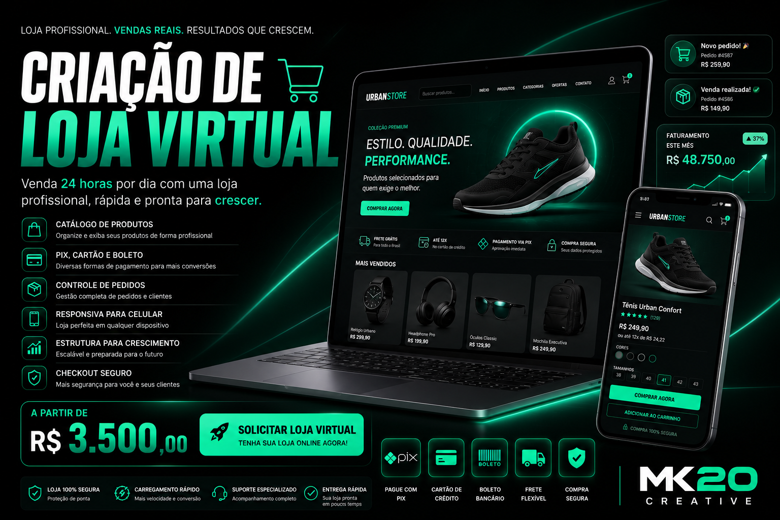 Criação de Loja Virtual