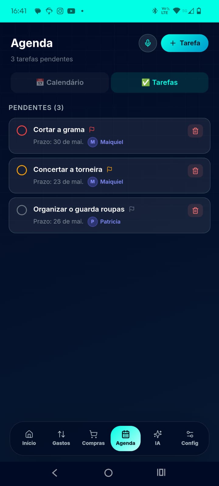 Tarefas