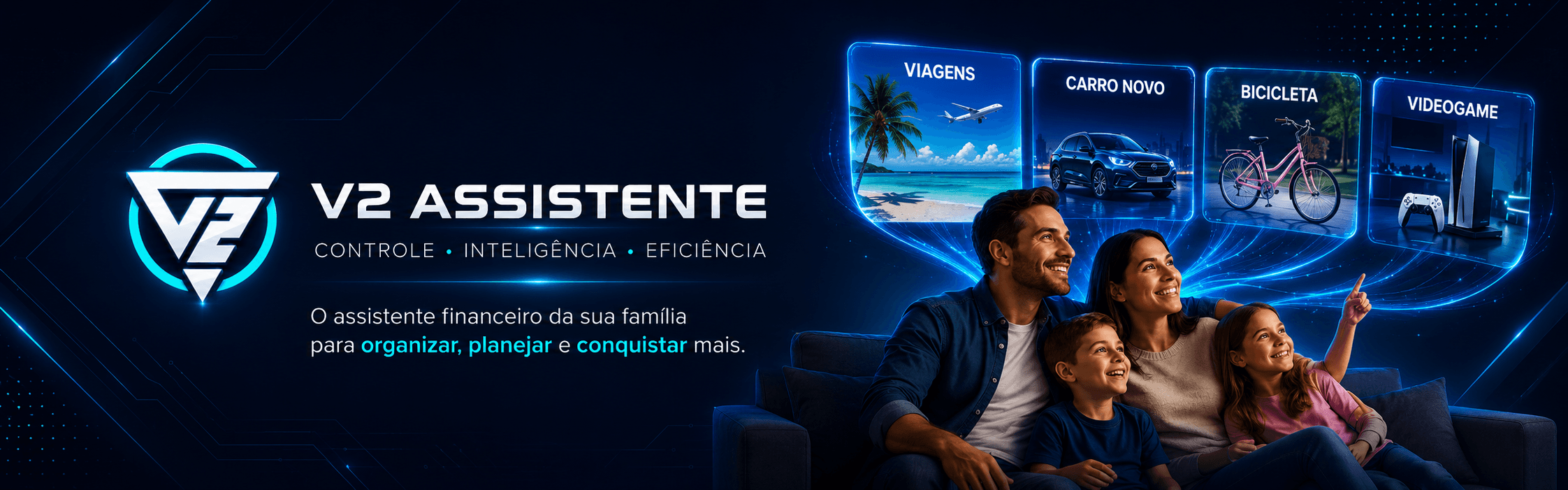 V2 Assistente — Controle financeiro que funciona de verdade